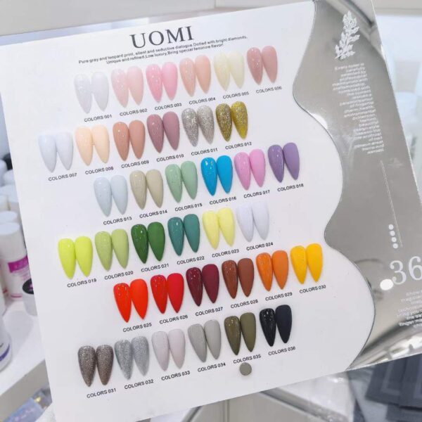 Uomi 36 Colour Set with Colour Card