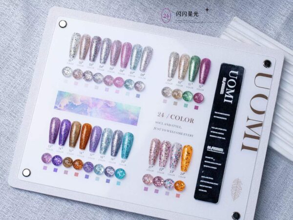 Uomi 24pcs Glitter Set - Image 4