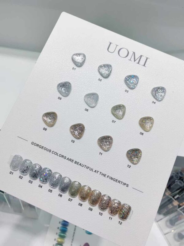 Uomi 12color Glitter Set